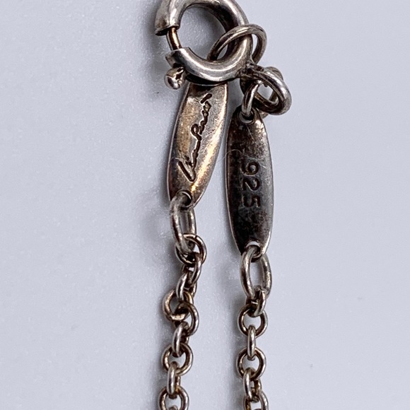 Authentic Tiffany & Co 925 Silver Elsa Peretti Large (27mm) Open Heart Necklace - Picture 9 of 10